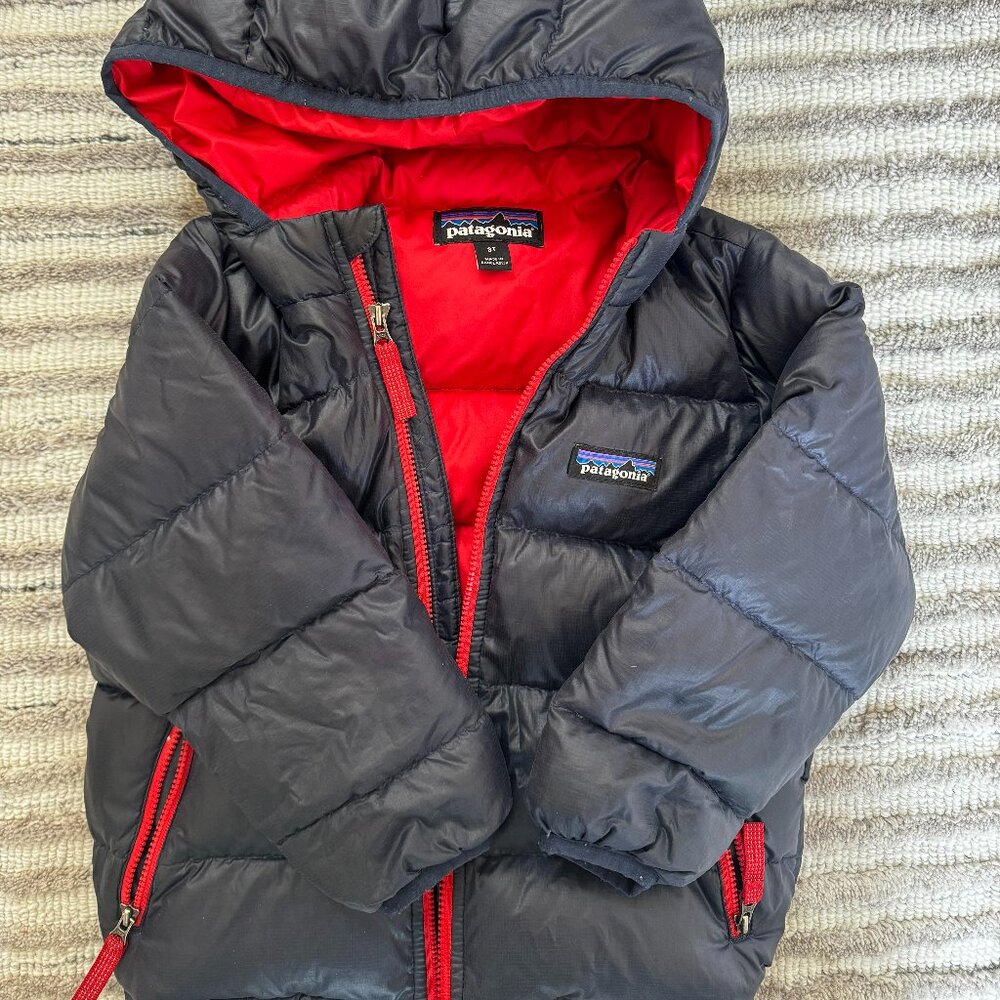 Patagonia Hi-Loft Down Sweater Hoody - Size 3T